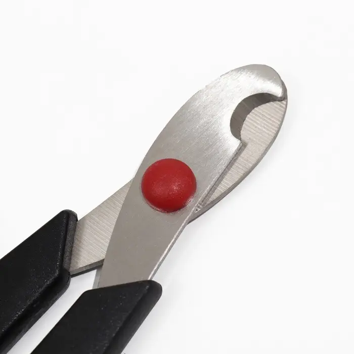 Ножницы-когтерезы средние, 13.5&times;6.5&times;0.8 см, с упором для пальца, эконом, цвет МИКС