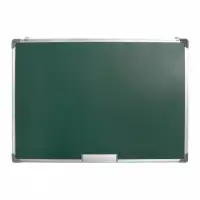 Доска магнитно-меловая, 60&times;90 см, зеленая, с полочкой, в алюминиевой рамке, CALLIGRATA