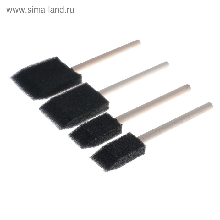 Набор кистей-спонжей, 4 штуки Набор кистей-спонжей, 4 штуки