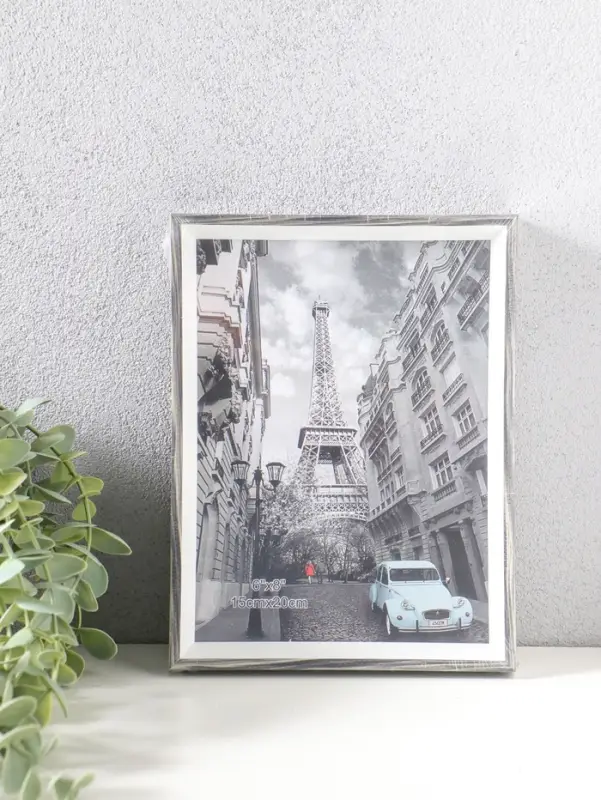 Фоторамка пластик 15х20 см "Данте" чёрный состаренный 20,8х15,8х2,5 см