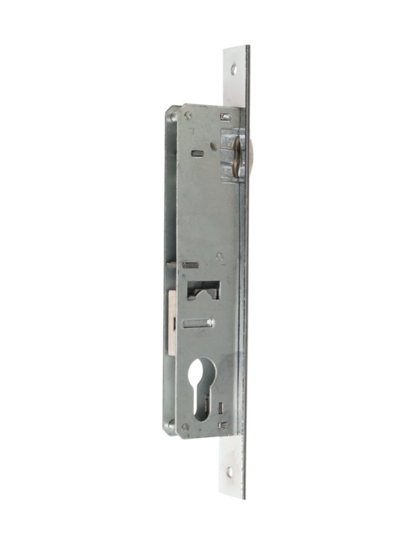 Замок врезной LOCKLAND, узкопрофильный, без ручек, Backset 25 мм, под ц/м, роликовая защелка