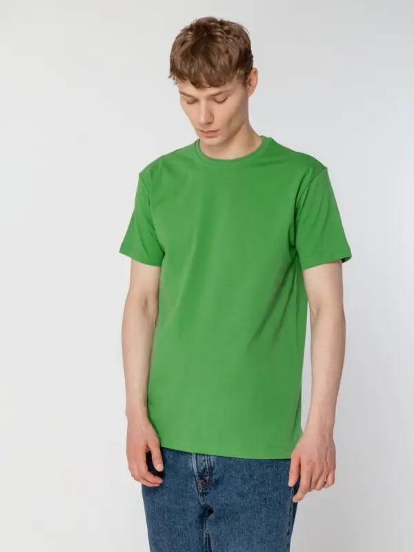 Футболка унисекс T-bolka 160, ярко-зеленая, размер M