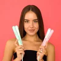 Выпрямитель Luazon LW-27, мини, 25 Вт, керамическое покрытие, 180&deg;C, бирюзовый