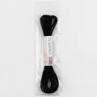 Резинка шляпная, 1 мм, 10&plusmn;0.5 м, чёрная