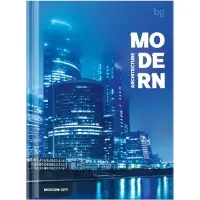 Блокнот А6, 80 листов, в клетку, Modern city, твердая обложка, глянцевая ламинация