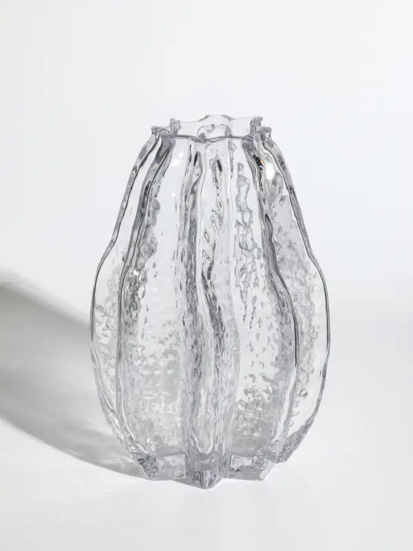 Ваза стекло настольная  Ваза стекло настольная "Кэли" 21х12х6 см, прозрачный