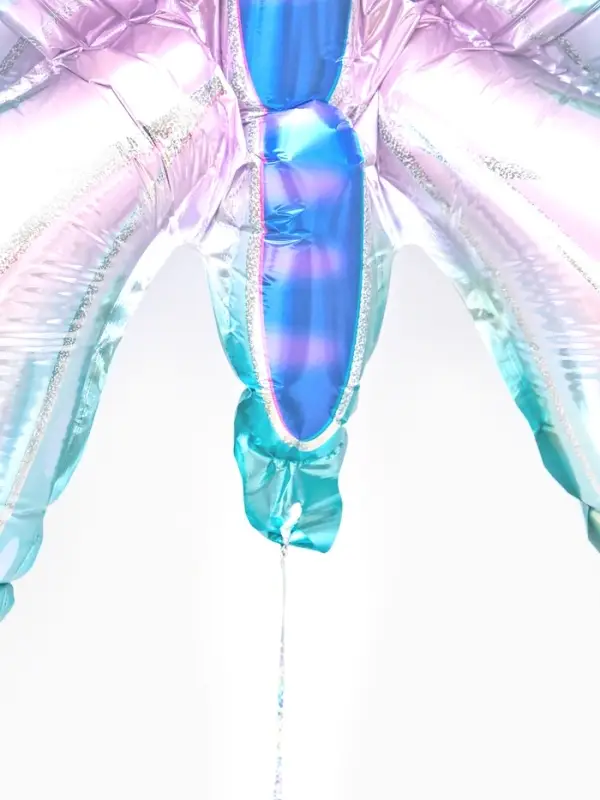 Воздушные шары фольгированные, &laquo;Разноцветные бабочки&raquo;, набор  3 шт