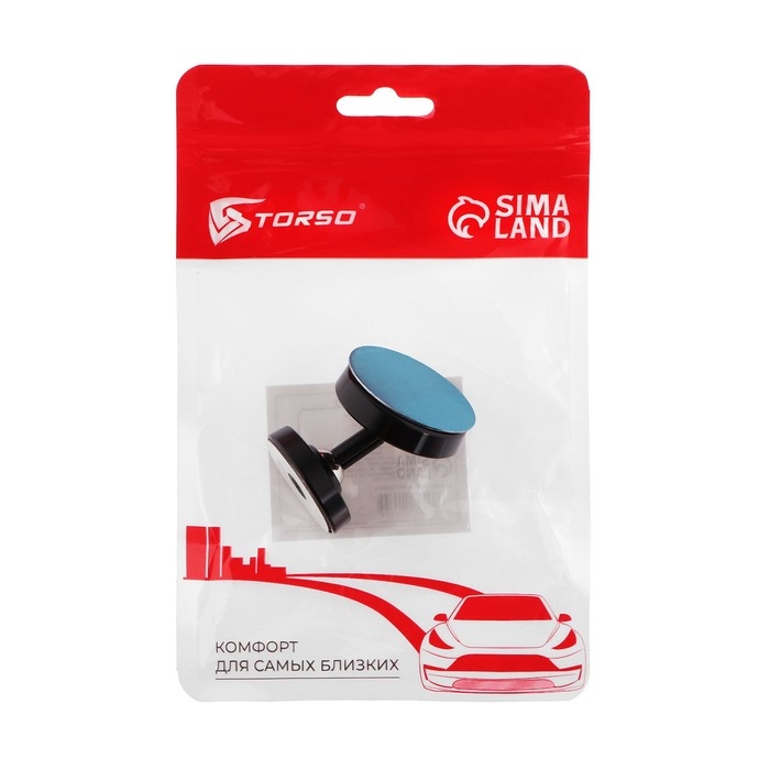 Магнитный держатель для телефона, TORSO, черный Магнитный держатель для телефона, TORSO, черный