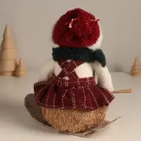 Фигурка новогодняя &laquo;Мишка в зимнем сарафане на лыжах&raquo;, 20&times;19&times;11.5 см