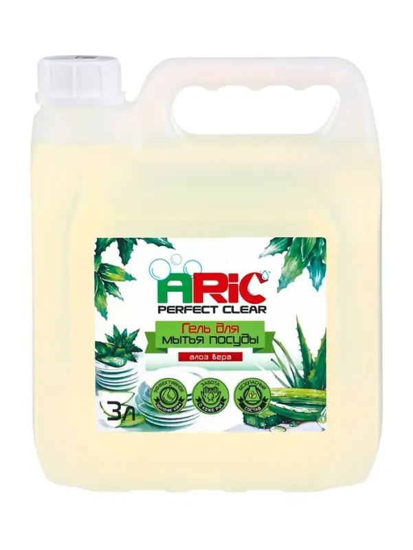 Средство для мытья посуды ARIC "Алоэ Вера" 3л