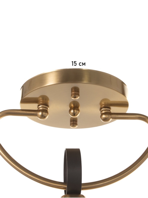 Люстра Люстра "Океан" 1х40Вт Е27 латунь 22х15х28см