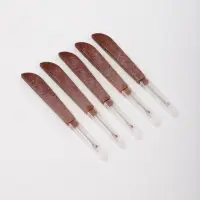 Вспарыватели с колпачками, 12.5&times;1.4&times;0.7 см, 5 шт., коричневые