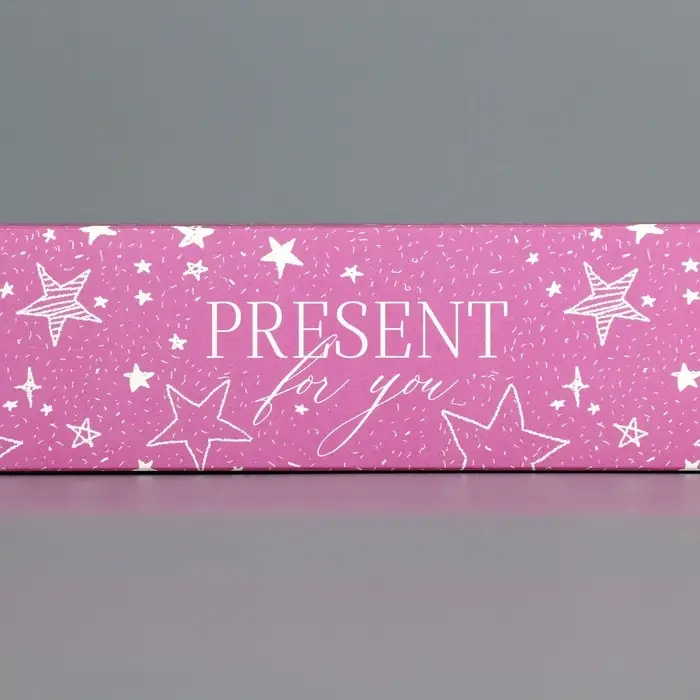 Коробка для конфет, кондитерская упаковка, 5 ячеек, «Present», 5 х 21 х 3.3 см Коробка для конфет, кондитерская упаковка, 5 ячеек, «Present», 5 х 21 х 3.3 см