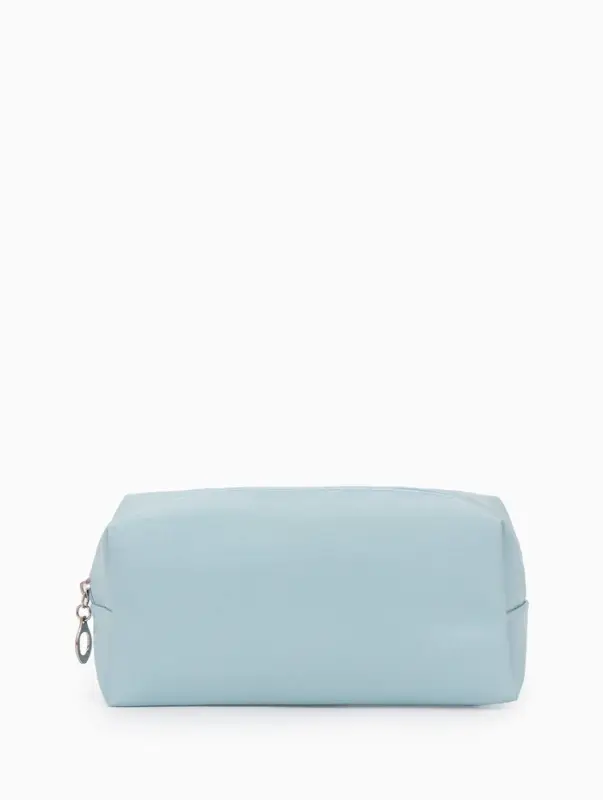 Косметичка дор Одноцвет 19*7,5*8,5, отд на молнии, голубой