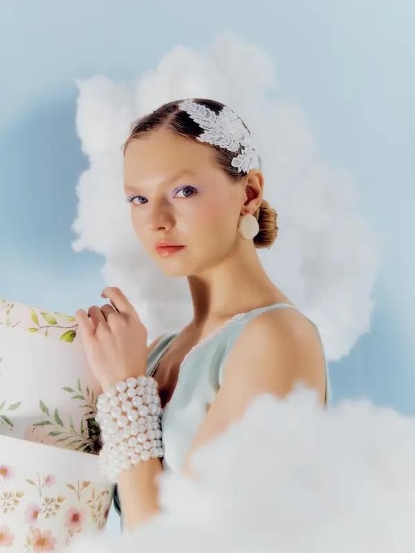 Браслеты из бусин &laquo;Жемчужный облик&raquo;, набор 7 шт. бусины №6.8.10.14, белый