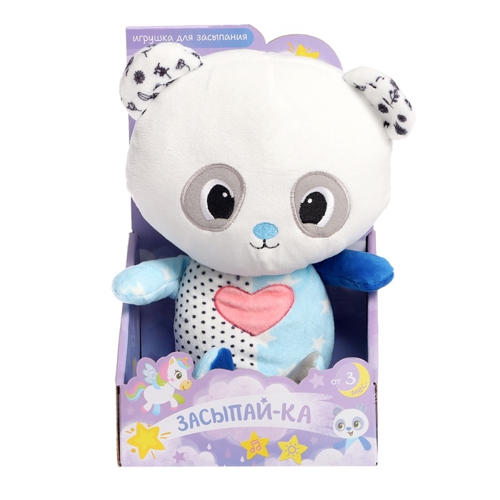 Музыкальная игрушка для засыпания «Засыпай-ка: Панда», звуковые и световые эффекты