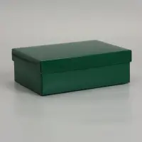Коробка складная, крышка-дно, армейский зелёный, 24 х 17 х 8 см