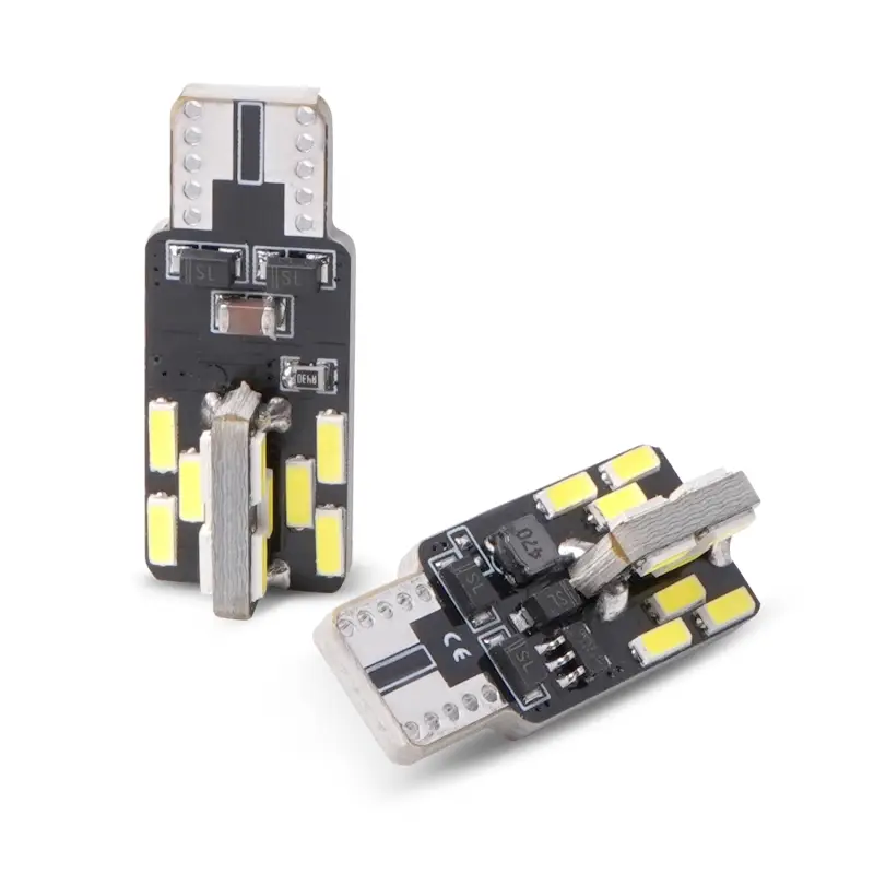 C025 T10/белый/ (W2.1x9.5d) CANBUS 24SMD 4014, коробка 2 шт.