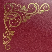 Папка адресная б/в бордо 15А001 Виньетка/10/ 15А001_б