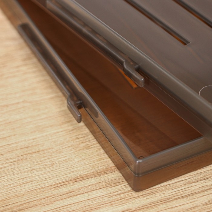 Контейнер для хранения без крышки OPTIMA, 10.6 л, 16.8×30.5×24.2 см, цвет коричневый