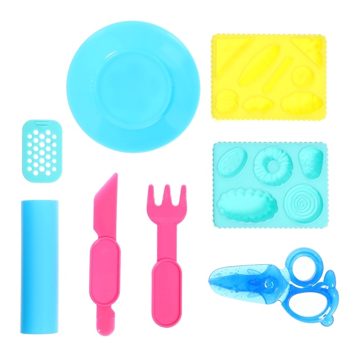 Набор для игры с мягким пластилином «Милая Лама», 6 баночек с массой для лепки, 2 формы Набор для игры с мягким пластилином «Милая Лама», 6 баночек с массой для лепки, 2 формы