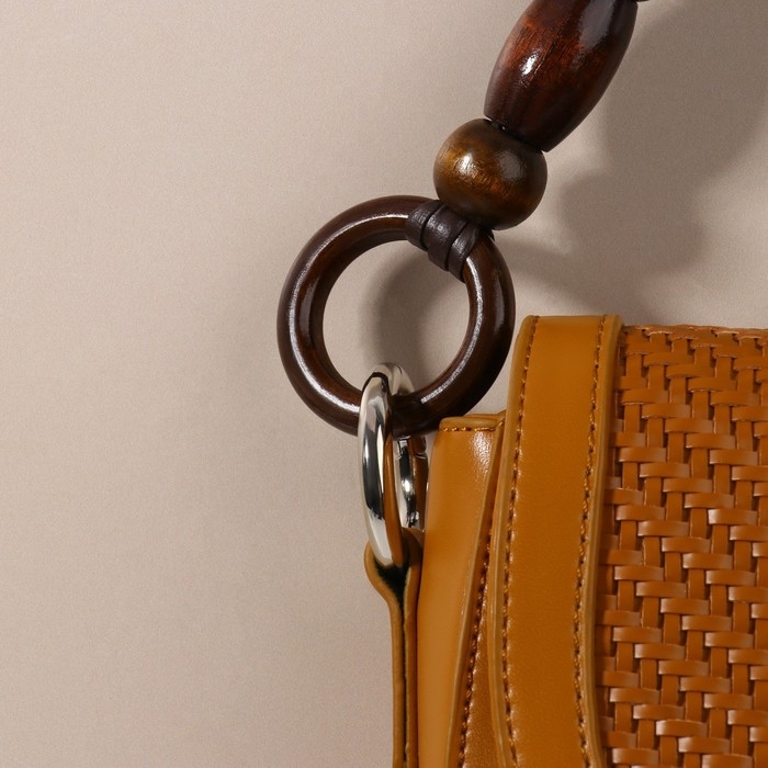 Ручки для сумки, 2 шт, 44,5 × 4,5 см, цвет коричневый Ручки для сумки, 2 шт, 44,5 × 4,5 см, цвет коричневый