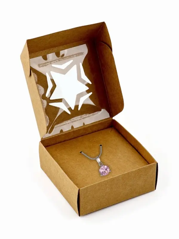 Коробка под бижутерию с окном «Звезда», 7.5 х 7.5 х 3 см Коробка под бижутерию с окном «Звезда», 7.5 х 7.5 х 3 см