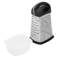 VETTA Терка 4-х сторонняя с контейнером 23см, нерж. сталь, FG0426-9SB