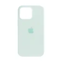 Чехол iPh 16 Pro Max Silicon Case 100% ORG Aquamarine (MagSafe + анимация NFC) c LOGO