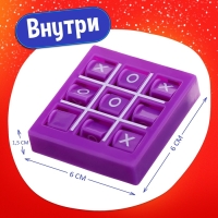 Новый год! Настольная игра «Крестики против ноликов», 2 игрока, 3+, МИКС