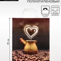 Пакет &laquo;Мгновение&raquo;, полиэтиленовый с петлевой ручкой, 35&times;28 см, 55 мкм