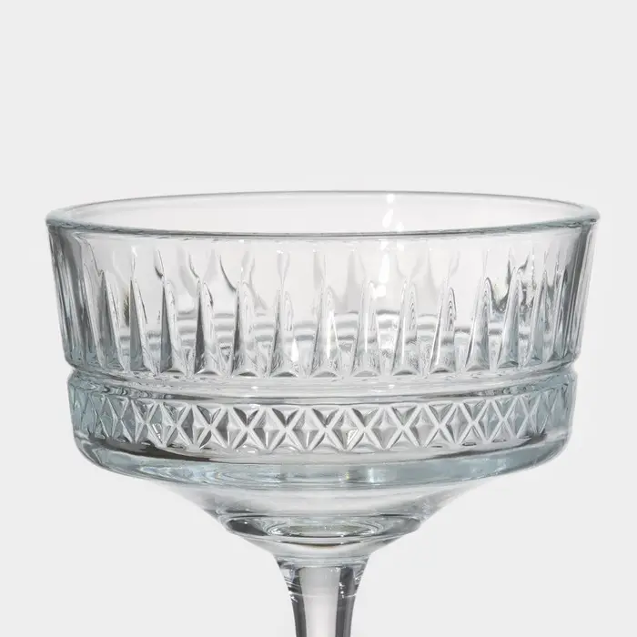 Фужеры для шампанского Paşabah&ccedil;e Elysia, 260 мл, набор 4 шт., стекло, прозрачные