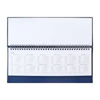 Планинг недатированный 100 х 300 мм, 56 листов, на гребне, обложка из искусственной кожи, синий Планинг недатированный 100 х 300 мм, 56 листов, на гребне, обложка из искусственной кожи, синий