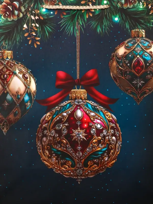 Пакет подарочный новогодний ламинированный, «Ёлка» , 26×12×32 см