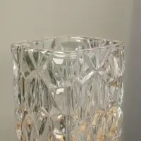 Ваза для цветов &laquo;Эдисон&raquo;, лучики, 29&times;12 см, стекло, прозрачная