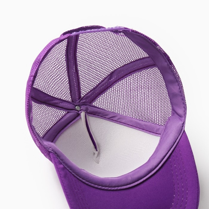 Бейсболка с сеткой MINAKU, цв фиолетовый, р-р 56-58 Бейсболка с сеткой MINAKU, цв фиолетовый, р-р 56-58