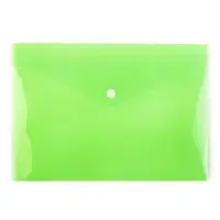 Папка-конверт на кнопке Calligrata, А5, 180 мкм, рифлёная, МИКС