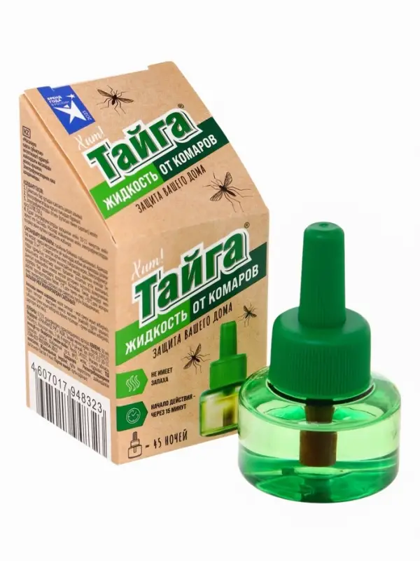 Тайга Хит! Ликвид жидкостной наполнитель от комаров 45 ночей Тайга Хит! Ликвид жидкостной наполнитель от комаров 45 ночей