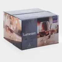 Бокалы для коньяка Luminarc &laquo;Время дегустаций. Коньяк&raquo;, 250 мл, размер одного бокала 5.5&times;11 см, набор 4 шт., стекло, прозрачные