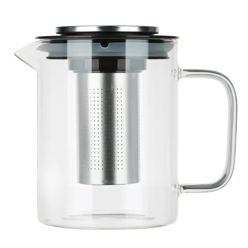 SATOSHI Монблан Чайник заварочный 1200мл, стекло, нерж.сталь