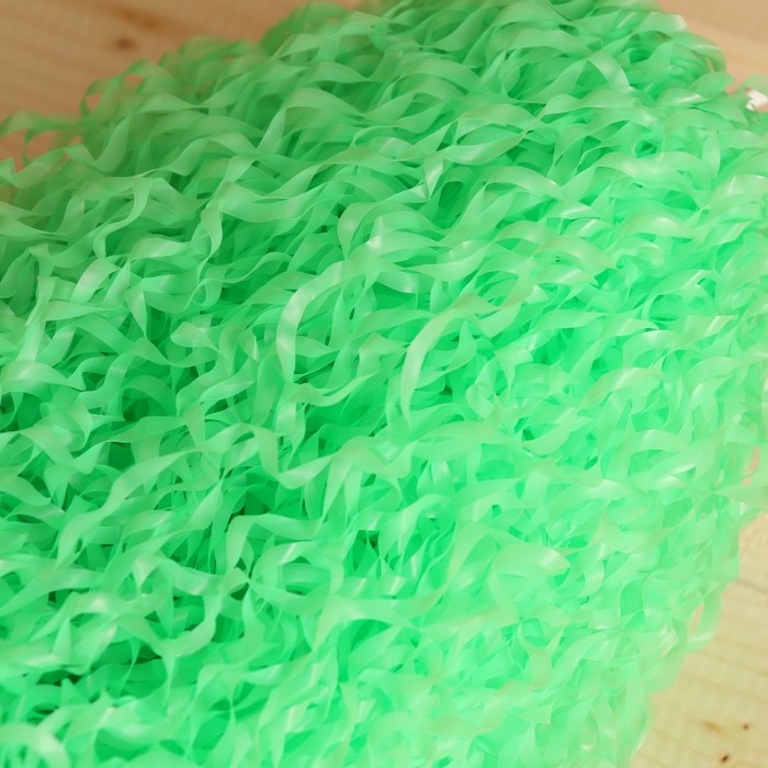 Мочалка банная  "Бублик" большая цвет МИКС 32 см