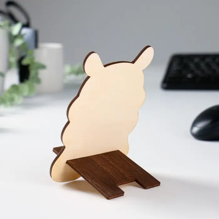 Подставка под телефон "Хомяк", ламинация, 14,4х9,5 см