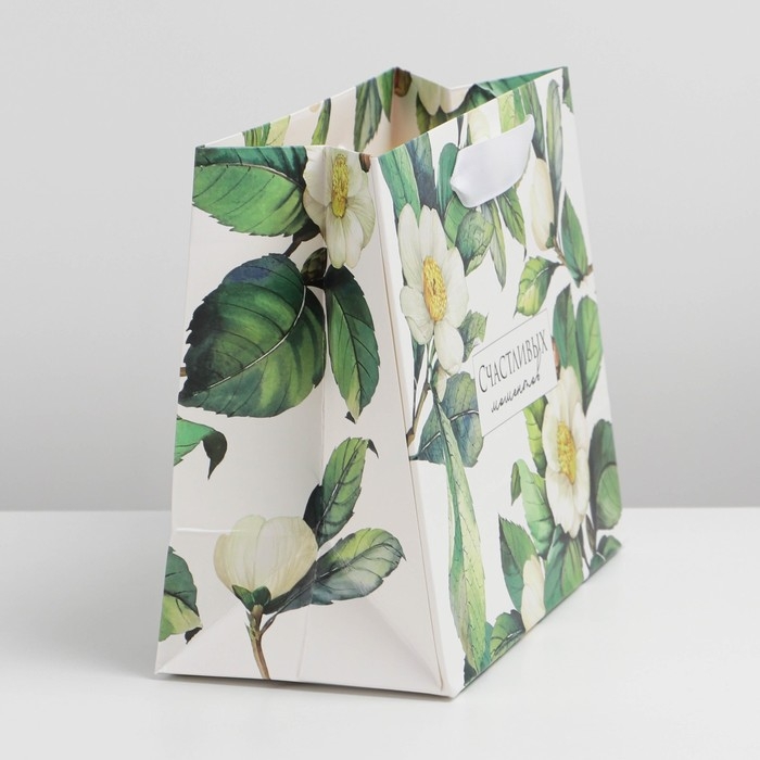 Пакет подарочный ламинированный горизонтальный, упаковка, «Счастливых моментов», MS 23 х 18 х 10 см Пакет подарочный ламинированный горизонтальный, упаковка, «Счастливых моментов», MS 23 х 18 х 10 см