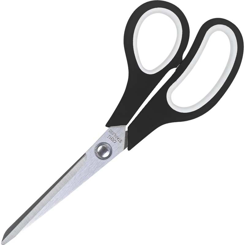 Ножницы Deli E6002 Essential Soft офисные 195мм ТПЭ сталь ассорти блистер