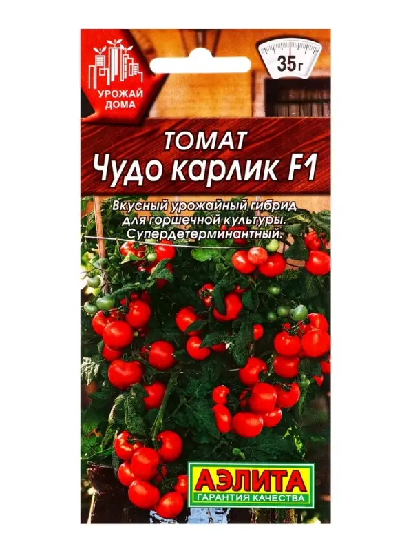 Семена Томат Чудо карлик F1 Р Урожай дома, Ц/П,10 шт. Семена Томат Чудо карлик F1 Р Урожай дома, Ц/П,10 шт.