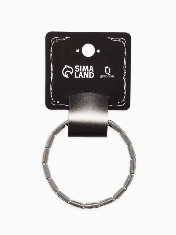 Браслет мужской &laquo;Стальной&raquo; строгость, цвет серебро