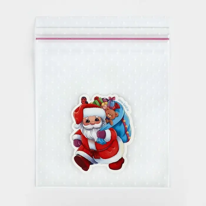 Пакет под сладости «Дедушка Мороз», 10 х 10 см Пакет под сладости «Дедушка Мороз», 10 х 10 см