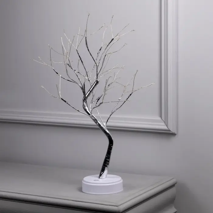 Светодиодный куст &laquo;Ива&raquo; 45 см, 108 LED, постоянное свечение, от батареек AAx3, USB, свечение мульти