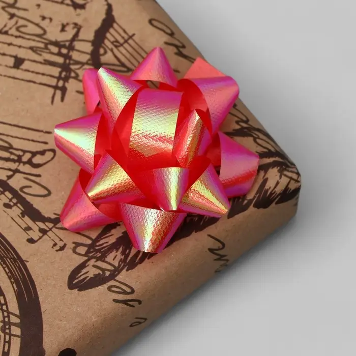 Бант-звезда №5 (ФАСОВКА 50 ШТ), МИКС