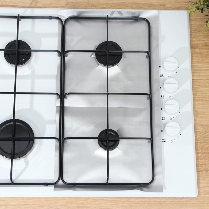 Защитная накладка для плиты, 27х27 см, 2 шт Защитная накладка для плиты, 27х27 см, 2 шт